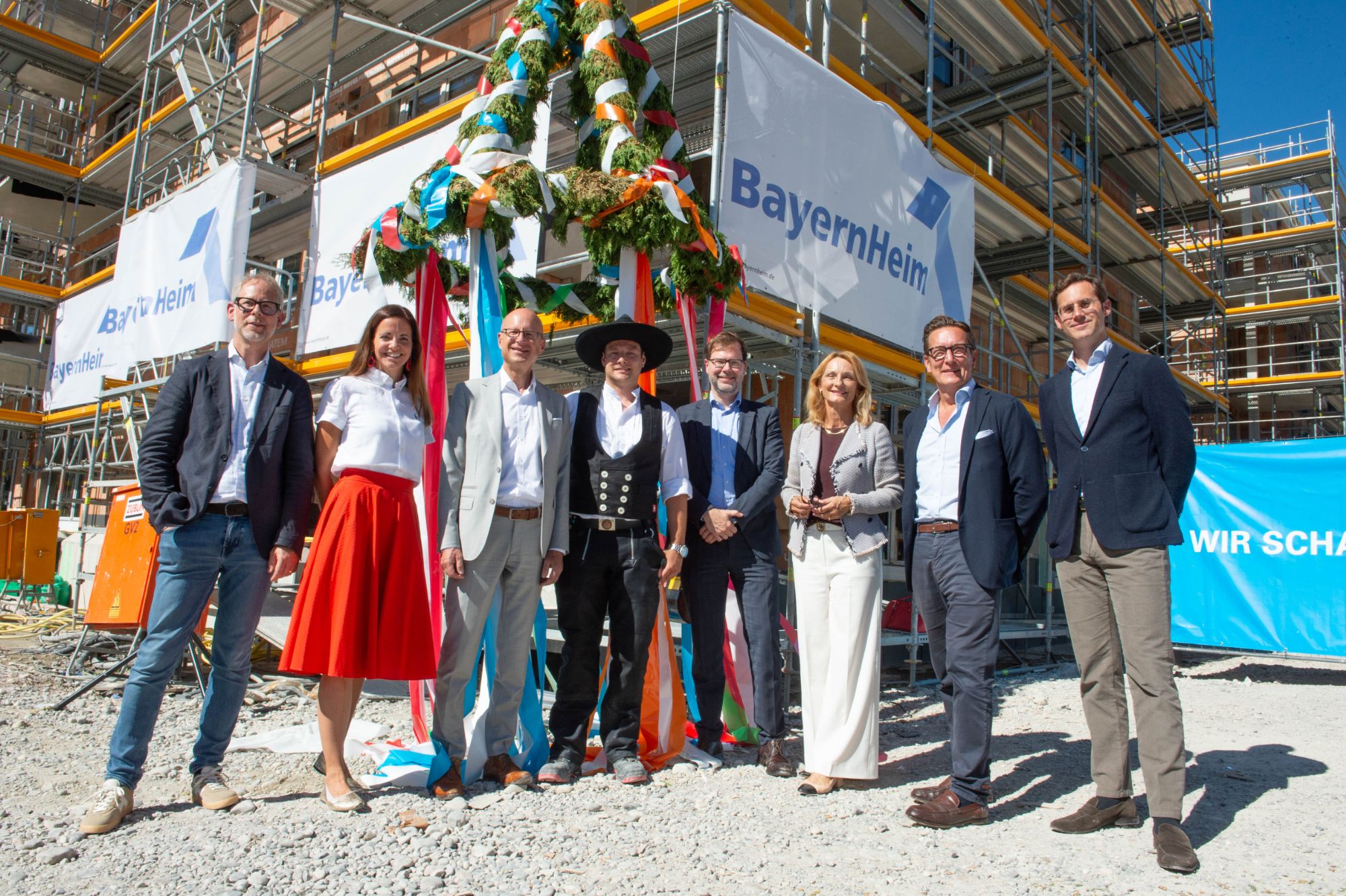 Richtfest im Quartier am Papierbach: BayernHeim und ehret+klein schaffen 167 neue Wohnungen in Landsberg